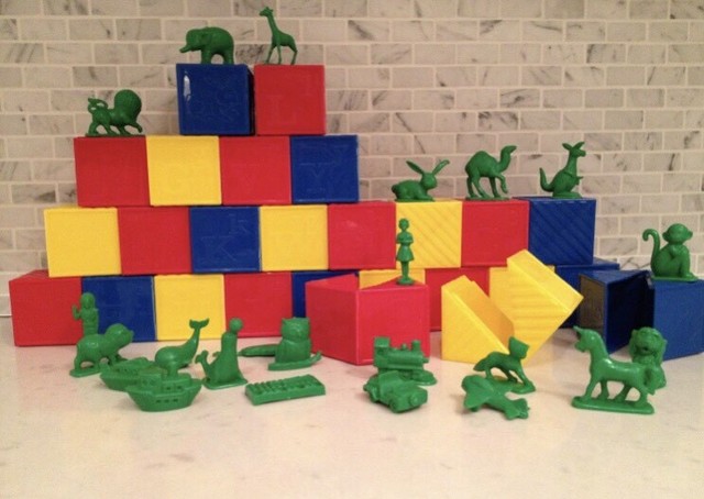 tupperware alphabet blocks